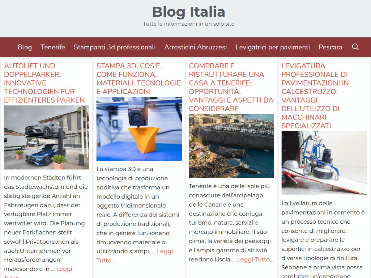 Imprese abruzzesi prodotti e nuove opportunità: tutto su Blog Italia